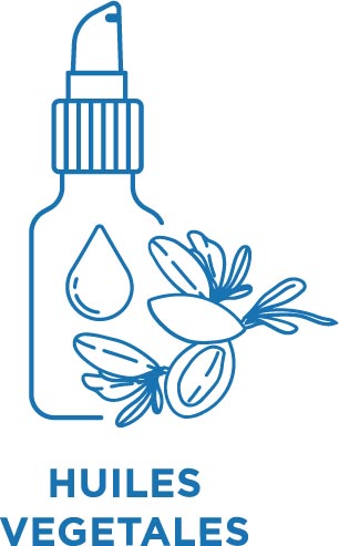 Flacon verre bleu 50ml pompe dose - Herbes & Traditions